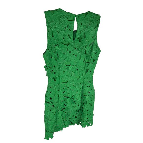 Endless Rose Floral Embroidered Mini Sheath Dress Garden Statement Green Small - Picture 9 of 10